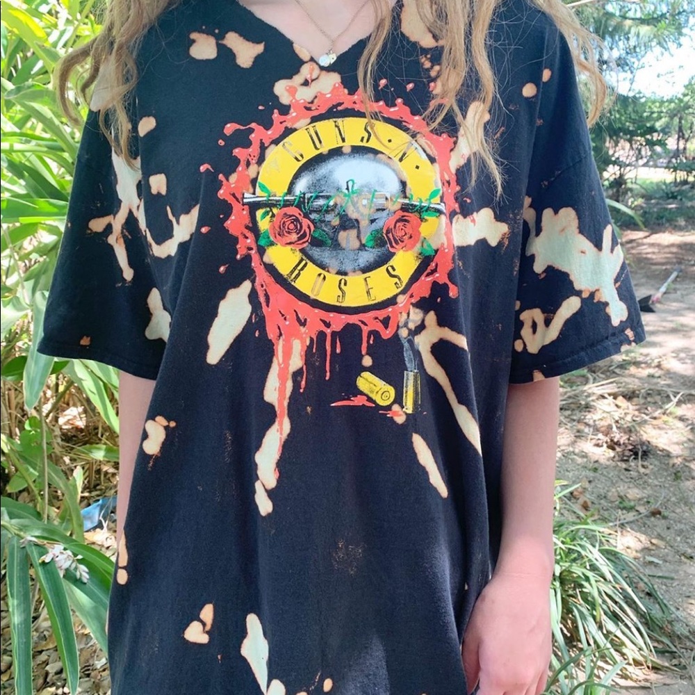 2000s Oversized Bleached Guns N Roses